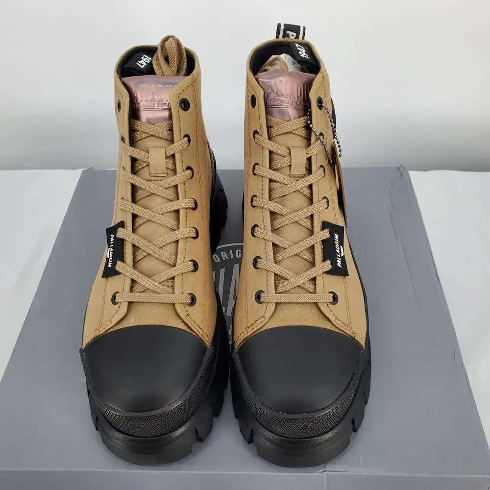 Palladium‎ Revolt HI TX Platform Boots Olive 97242-307-M Womens 6 New